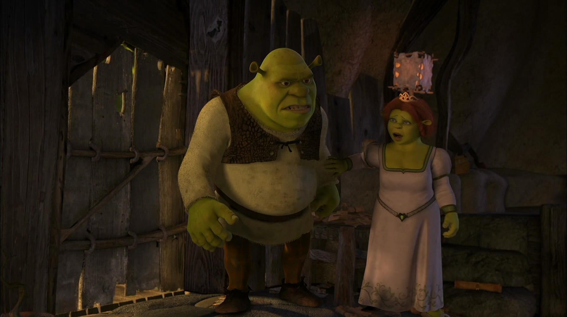 Watching shrek 2. Шрек 2 фабрика. Страшный Шрек.